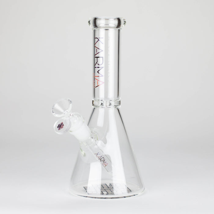Karma | 9" Skinny Beaker Glass Bong Beaker Bong Maq Distributors