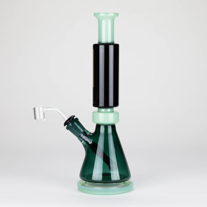 BoroSci | 10" Retro Mini Beaker with Banger Glass Rig Rig Maq Distributors