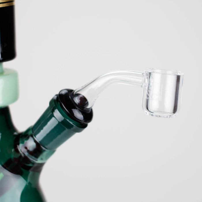 BoroSci | 10" Retro Mini Beaker with Banger Glass Rig Rig Maq Distributors