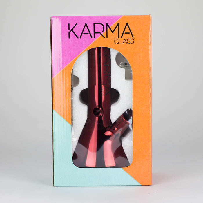 Karma | Glass Bong 9" Beaker Metallic Beaker Bong Maq Distributors
