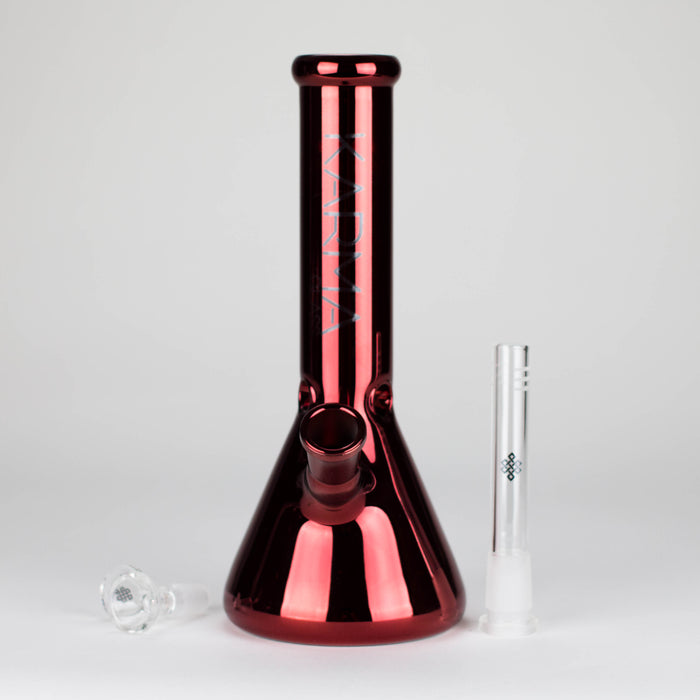 Karma | Glass Bong 9" Beaker Metallic Beaker Bong Maq Distributors