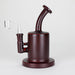Karma | 6" Red Lightning Plated Inline Glass Dab Rig Rig Maq Distributors
