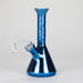 Karma | 7" Metallic Sandblasted Beaker Glass Dab Rig Rig Maq Distributors