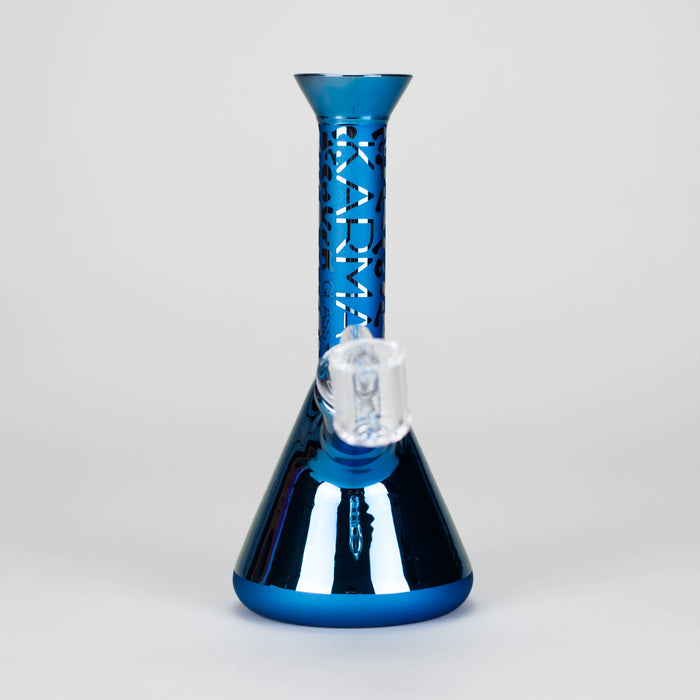 Karma | 7" Metallic Sandblasted Beaker Glass Dab Rig Rig Maq Distributors