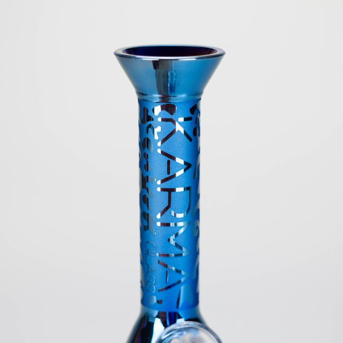 Karma | 7" Metallic Sandblasted Beaker Glass Dab Rig Rig Maq Distributors