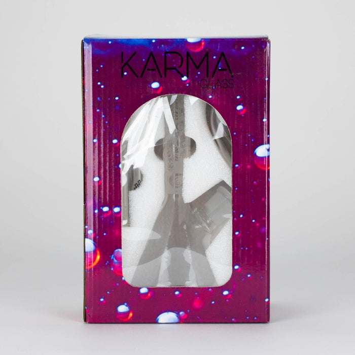 Karma | 7" Sandblasted Beaker Glass Dab Rig Beaker Bong Maq Distributors