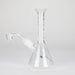 Karma | 7" Sandblasted Beaker Glass Dab Rig Beaker Bong Maq Distributors