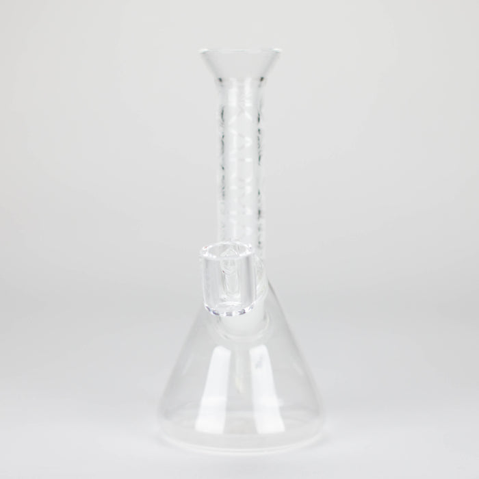 Karma | 7" Sandblasted Beaker Glass Dab Rig Beaker Bong Maq Distributors