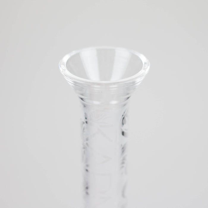 Karma | 7" Sandblasted Beaker Glass Dab Rig Beaker Bong Maq Distributors
