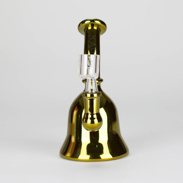 Karma | 6" Metallic Gold Kettle Glass Dab Rig Bongs Maq Distributors