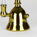 Karma | 6" Metallic Gold Kettle Glass Dab Rig Bongs Maq Distributors
