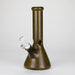 Karma | 9" Beaker Lightning Plated Glass Bong Beaker Bong Maq Distributors Yellow
