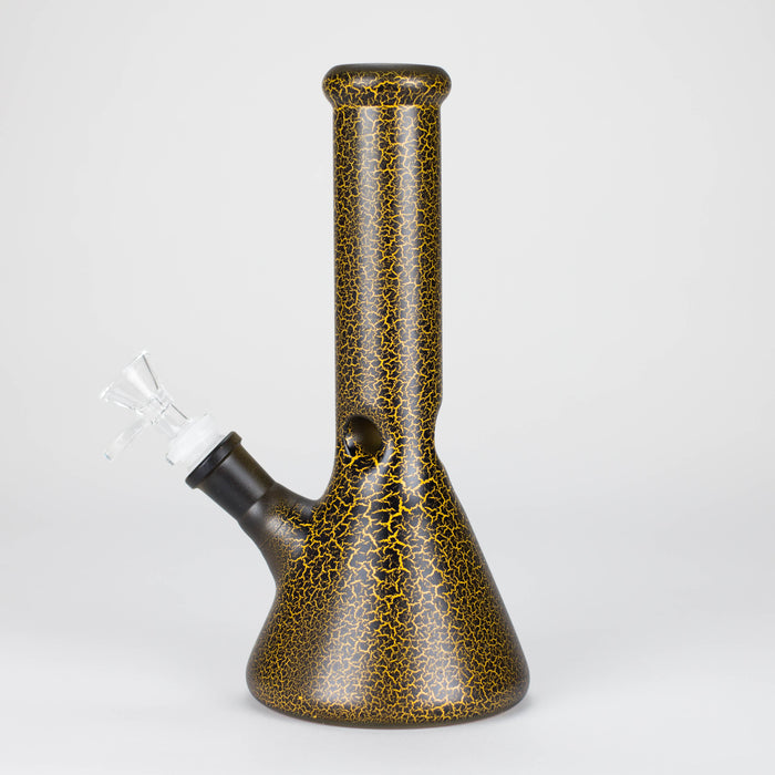 Karma | 9" Beaker Lightning Plated Glass Bong Beaker Bong Maq Distributors