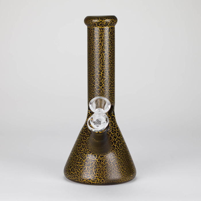 Karma | 9" Beaker Lightning Plated Glass Bong Beaker Bong Maq Distributors