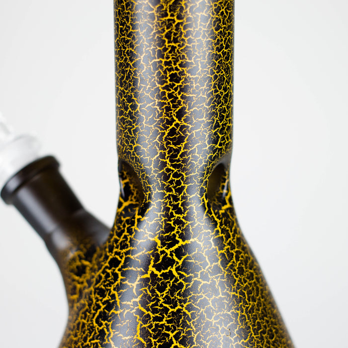 Karma | 9" Beaker Lightning Plated Glass Bong Beaker Bong Maq Distributors