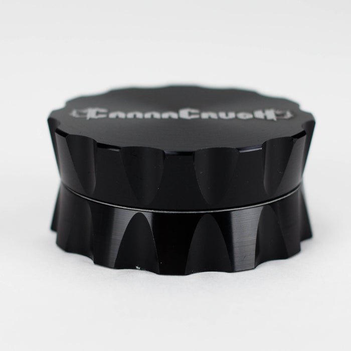 CanaCrush | Grooved 2" 2-Piece Grinder Regular Maq Distributors Black