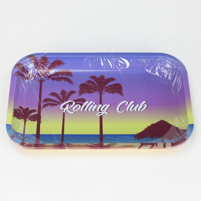 Rolling Club | Metal Rolling Tray - Medium ROLLING ACCESSORIES Maq Distributors