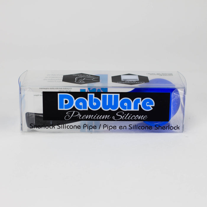 Dabware | Silicone Pipe Platinum Sherlock Silicone Hand Pipe Maq Distributors
