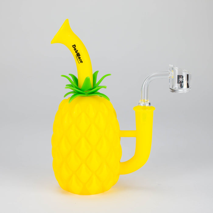 Dabware | Silicone Rig Platinum Pineapple Rig (Yellow) Resin · Silicone Rig Maq Distributors
