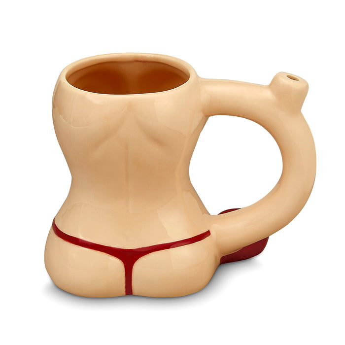 Sexy lady mug - large Boobs!! Quartz hand pipe Roast and Toast Gifts