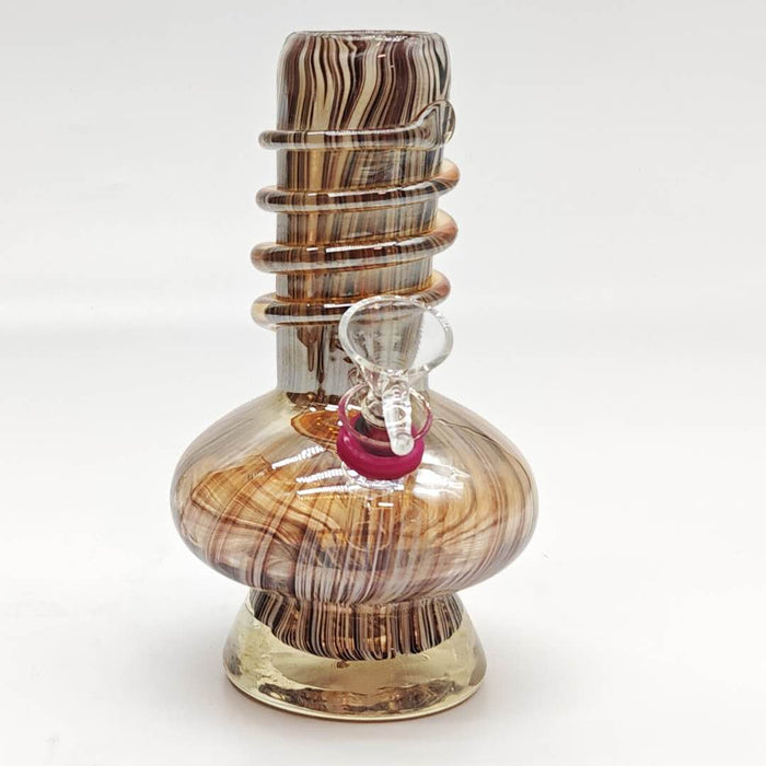 2 Parts 6 " Soft Glass 9 Colors Glass Bong Super Supplys Inc Glitter Bomb