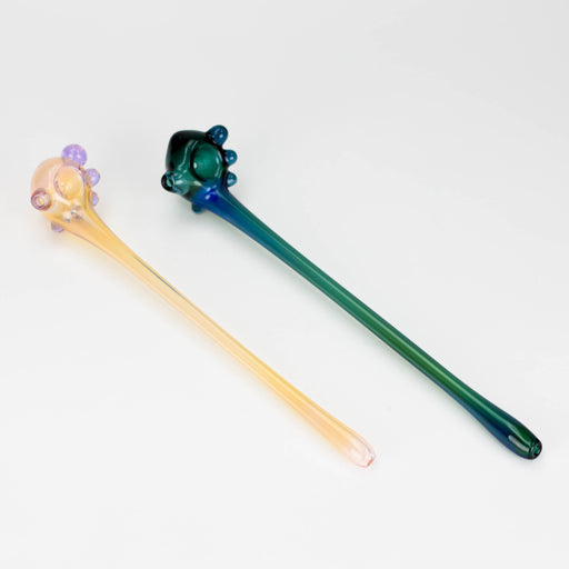 Shine Glassworks | Foot Long and Coloured Hash Pipe - Made in Canada Glass Smoking Cat Distribution