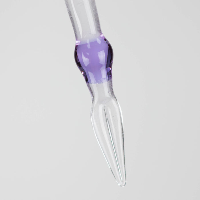 Shine glassworks | Glow in the dark Dabber with Small opal-Made In Canada Bongs Accessories Smoking Cat Distribution