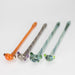 Shine Glassworks | Footlong Dichro Vackstack Hash Pipe - Made in Canada Glass Hand Pipe Smoking Cat Distribution