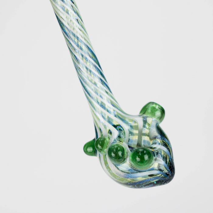 Shine Glassworks | Footlong Dichro Vackstack Hash Pipe - Made in Canada Glass Hand Pipe Smoking Cat Distribution