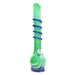 16" 2 Parts Soft Glass-4 Colors Glass Bong Super Supplys Inc Design-1