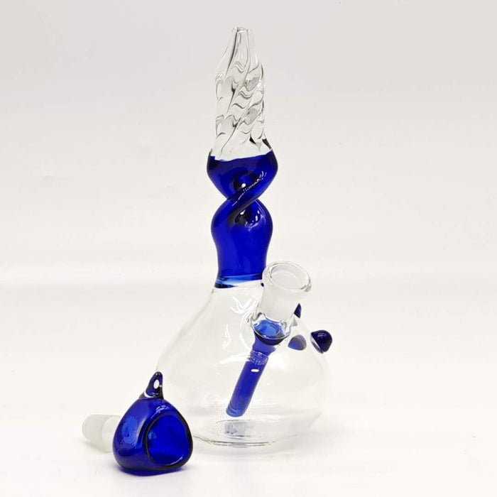 7-1/2" Rig With Colorful Bowl-Assorted Color Glass Rig Super Supplys Inc