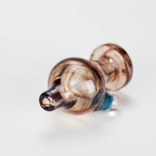 Shine Glassworks | Latticino Bubble Carb Cap - Made in Canada Bongs Accessories Smoking Cat Distribution