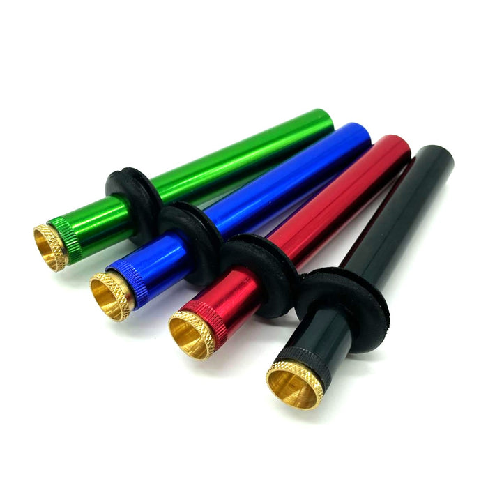 Thick Metal Slide 13cm Assorted Color 10 Pieces [PIP914] Downstem · Bowlstem NIBO Distribution