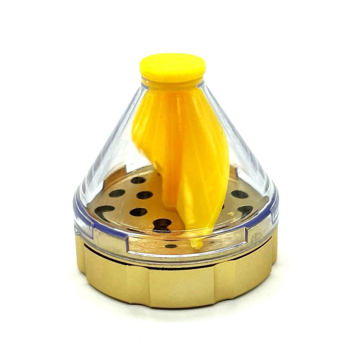 Funnel Cone Grinder with Metal Cover - Assorted [GRI416] Regular Grinder NIBO Distribution