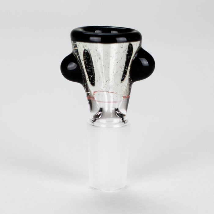 Shine Glassworks | UV Flare Bowl with Lip Wrap - Made in Canada Bowl · Banger · Oil Burner Smoking Cat Distribution Black
