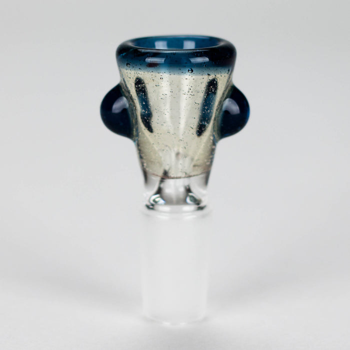 Shine Glassworks | UV Flare Bowl with Lip Wrap - Made in Canada Bowl · Banger · Oil Burner Smoking Cat Distribution Blue