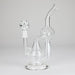 Pure Glass | 8" Infinity Recycler 2 - Flower and Dab Glass Rig PINNACLE DISTRIBUTORS INC.