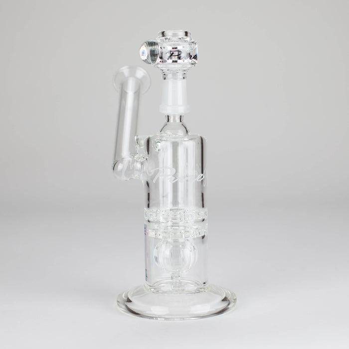 Pure Glass | 7" Mini Torus - Male 14mm Glass Rig PINNACLE DISTRIBUTORS INC.