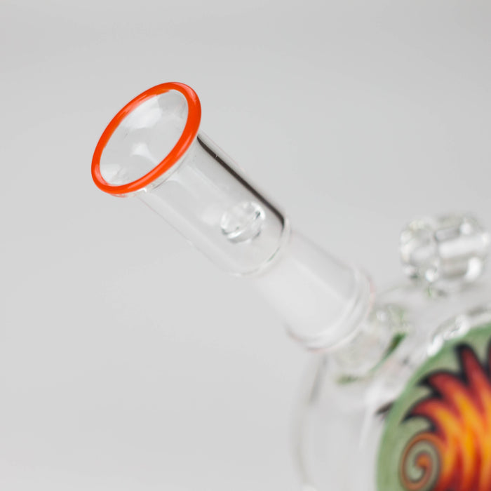 4" Fixed Stem Pendant Rig 10MM Glass Hand Pipe PINNACLE DISTRIBUTORS INC.