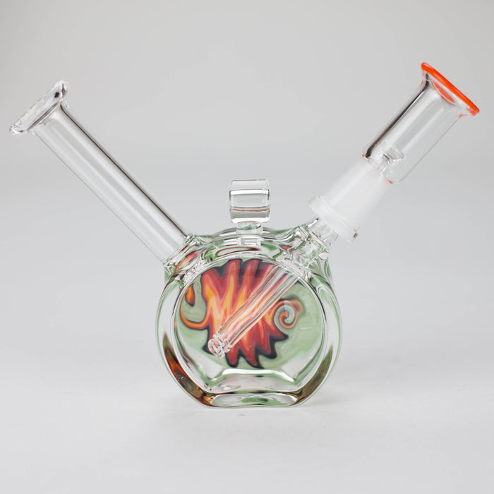 4" Fixed Stem Pendant Rig 10MM Glass Hand Pipe PINNACLE DISTRIBUTORS INC.