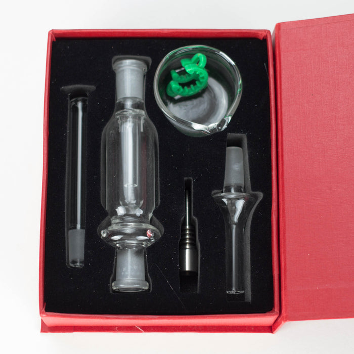 6" 10mm Nectar Collector Set + Dish Glass Hand Pipe PINNACLE DISTRIBUTORS INC.