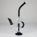 10" Dab Rig Recycler M14 - Black and Clear Glass Rig PINNACLE DISTRIBUTORS INC.
