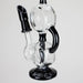 10" Dab Rig Recycler M14 - Black and Clear Glass Rig PINNACLE DISTRIBUTORS INC.