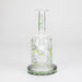 7" Color accented Glass Bong With Perc- 420 Special Edition Glass Bong 777 Smoke