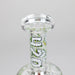 7" Color accented Glass Bong With Perc- 420 Special Edition Glass Bong 777 Smoke