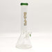 12“ 4mm Color Assorted Beaker Bong Glass Bong Super Supplys Inc Green