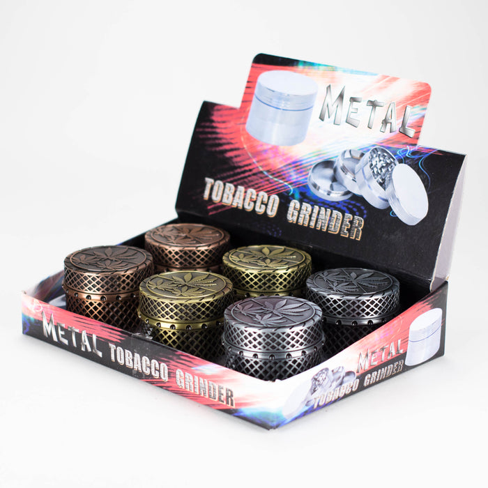 Iron Mesh Leaf Grinder 4pts Box of 6 Display Pack JJ Distribution