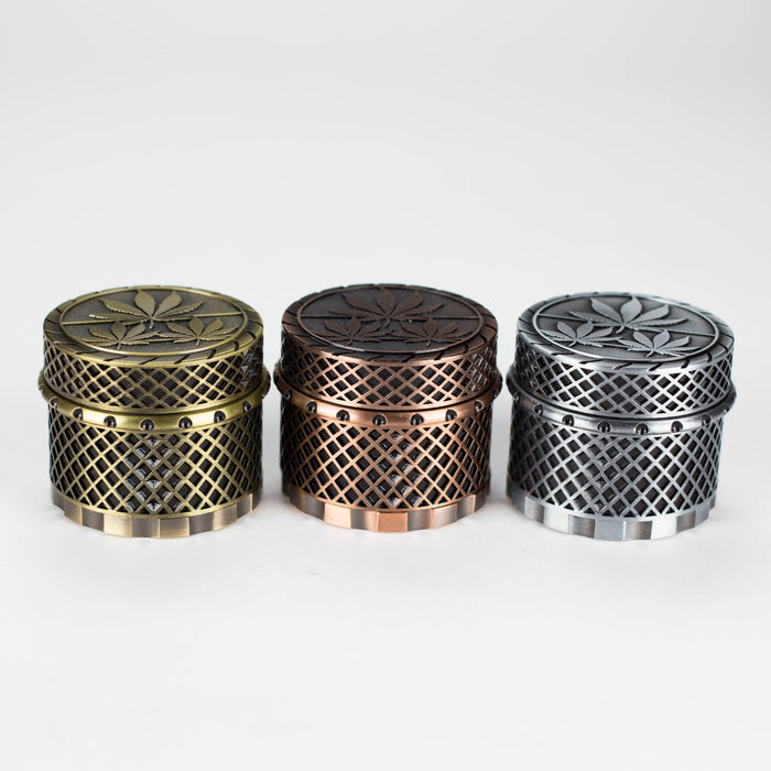 Iron Mesh Leaf Grinder 4pts Box of 6 Display Pack JJ Distribution