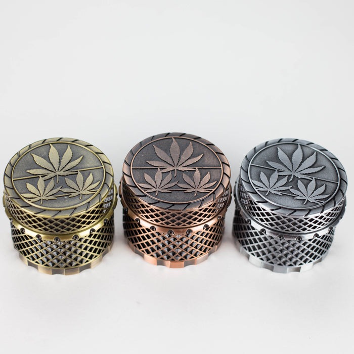 Iron Mesh Leaf Grinder 4pts Box of 6 Display Pack JJ Distribution