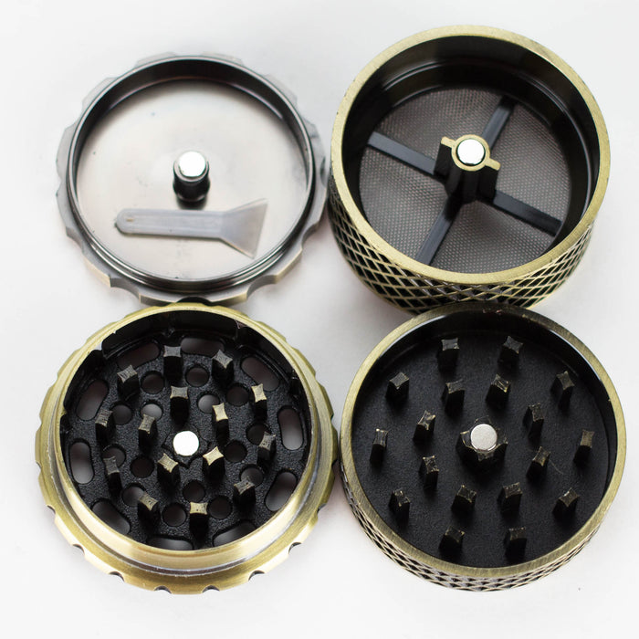 Iron Mesh Leaf Grinder 4pts Box of 6 Display Pack JJ Distribution